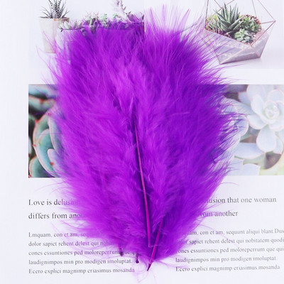 100 komada Nakit od purećeg marabou perja Šeširi Ukrasno perje 10-15 cm/4-6 inča Vrpca od prirodnog perja Dodatak za šivanje