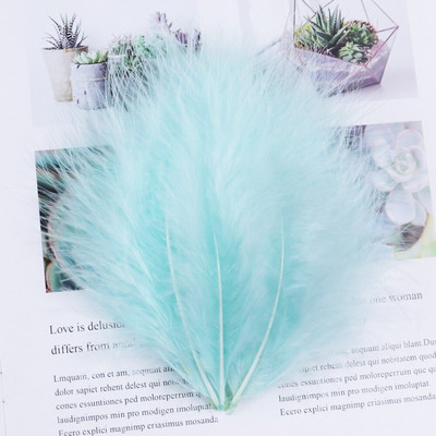 100 komada Nakit od purećeg marabou perja Šeširi Ukrasno perje 10-15 cm/4-6 inča Vrpca od prirodnog perja Dodatak za šivanje