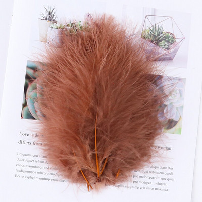 100 komada Nakit od purećeg marabou perja Šeširi Ukrasno perje 10-15 cm/4-6 inča Vrpca od prirodnog perja Dodatak za šivanje