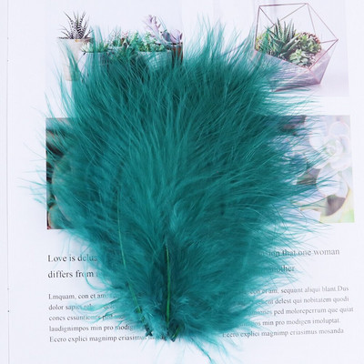 100 komada Nakit od purećeg marabou perja Šeširi Ukrasno perje 10-15 cm/4-6 inča Vrpca od prirodnog perja Dodatak za šivanje