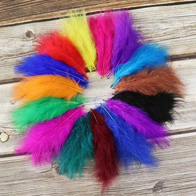 100 komada Nakit od purećeg marabou perja Šeširi Ukrasno perje 10-15 cm/4-6 inča Vrpca od prirodnog perja Dodatak za šivanje
