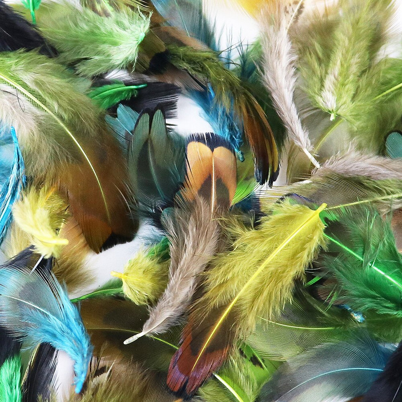 100 tk/partii väikesed kanasuled, naturaalsed faasanid