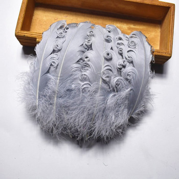 20 τμχ/Παρτίδα Πολύχρωμα φτερά χήνας για χειροτεχνίες 10-15 cm 4-6 ιντσών Αξεσουάρ διακόσμησης με λευκό φτερό Τεχνητή διακόσμηση γάμου