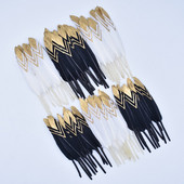 20 tk/partii kullaga kastetud pardisulgi Hanesuled käsitööks Naturaalne faasanisulg ehete tegemiseks Käsitöötarvikute valmistamiseks