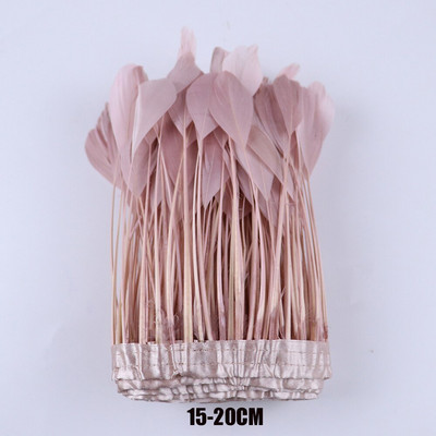 2 jarda/lot Ružičasti noj/Marabou/Pureći/Pijetlov perje Vrpca Vjenčanica Ukrasni pribor za ručni rad Ručno perje