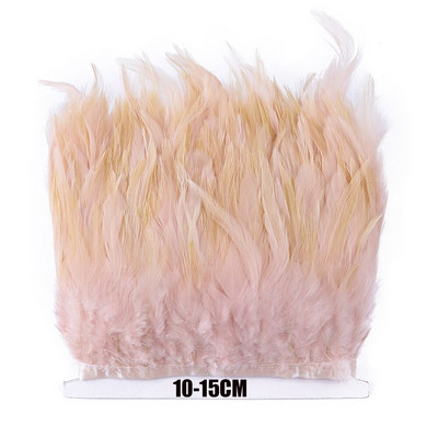 2 jarda/lot Ružičasti noj/Marabou/Pureći/Pijetlov perje Vrpca Vjenčanica Ukrasni pribor za ručni rad Ručno perje
