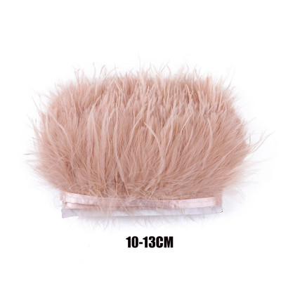 2 jarda/lot Ružičasti noj/Marabou/Pureći/Pijetlov perje Vrpca Vjenčanica Ukrasni pribor za ručni rad Ručno perje