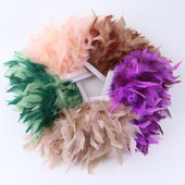 1 metar Obrub od purećeg perja DIY Vjenčani pribor za šivanje Dekoracija odjeće Pahuljasto perje Vrpca za rukotvorine 10-15 CM