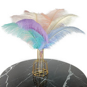 10 buc/lot pene de struț colorate, alb, negru, pene de struț, pe mijlocul mesei, decorațiuni de nuntă