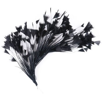 25-30 εκ. Εκλεκτό λουλούδι από φτερά φασιανής γαλοπούλας για DIY Καπέλο κεφαλής Plumas Decorativas Νυφικά αξεσουάρ μαλλιών tocado