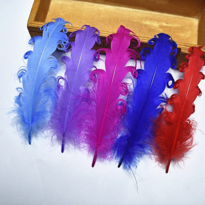 20 τμχ/Παρτίδα Πολύχρωμα φτερά χήνας για χειροτεχνίες 10-15 cm 4-6 ιντσών Διακόσμηση φτερών Αξεσουάρ χειροτεχνίας Τεχνητά διακοσμητικά