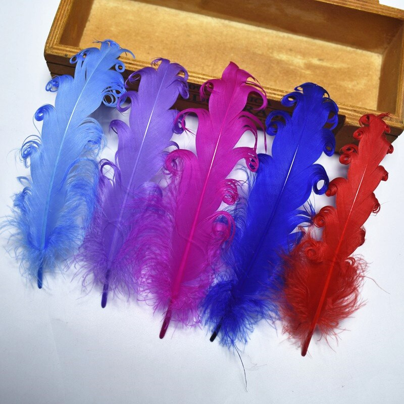 20 τμχ/Παρτίδα Πολύχρωμα φτερά χήνας για χειροτεχνίες 10-15 cm 4-6 ιντσών Διακόσμηση φτερών Αξεσουάρ χειροτεχνίας Τεχνητά διακοσμητικά