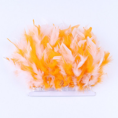 Panglică cu pene de curcan multicolore, 10-15 cm, decorare pentru rochie de mireasă, carnaval, jucării, accesorii, penne, franjuri, artizanat