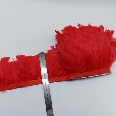 1 metar Crveni noj Puretina Pijetao Guska Perje fazana Obrubi Hvatač snova Vrpce za ručni rad Rukotvorine Pokrivalo za glavu Pluma