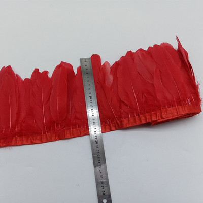 1 metar Crveni noj Puretina Pijetao Guska Perje fazana Obrubi Hvatač snova Vrpce za ručni rad Rukotvorine Pokrivalo za glavu Pluma