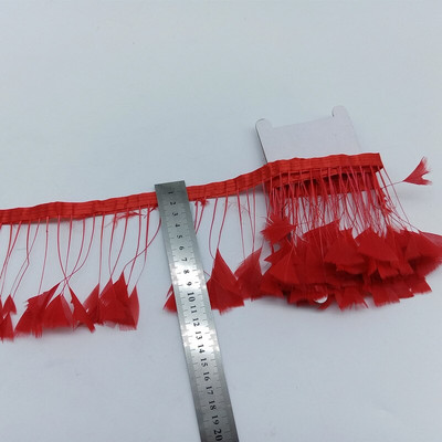 1 metar Crveni noj Puretina Pijetao Guska Perje fazana Obrubi Hvatač snova Vrpce za ručni rad Rukotvorine Pokrivalo za glavu Pluma