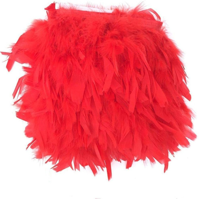 1 metar Crveni noj Puretina Pijetao Guska Perje fazana Obrubi Hvatač snova Vrpce za ručni rad Rukotvorine Pokrivalo za glavu Pluma