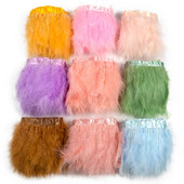 1 метър естествени пуешки пера панделка занаяти тапицерия от пера марабу за рокля за сватбено тържество облекло шиене декорация перо