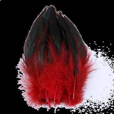 100 бр./Партида Естествена коса на петел, пилешки пера 5-8 инча/13-20 CM пера на петел за Направи си сам, занаяти, обеци, изработка на бижута, пера