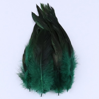 100 бр./Партида Естествена коса на петел, пилешки пера 5-8 инча/13-20 CM пера на петел за Направи си сам, занаяти, обеци, изработка на бижута, пера
