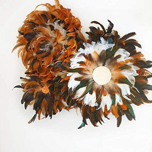 100 бр./Партида Естествена коса на петел, пилешки пера 5-8 инча/13-20 CM пера на петел за Направи си сам, занаяти, обеци, изработка на бижута, пера