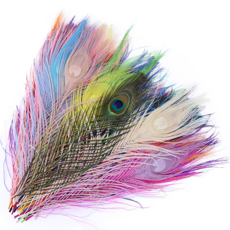 10 tk/partii paabulinnu suled 25-30 cm pulmapeo kaunistamiseks riided õmblemine käsitöö, värvitud värvilised ehtetarvikud