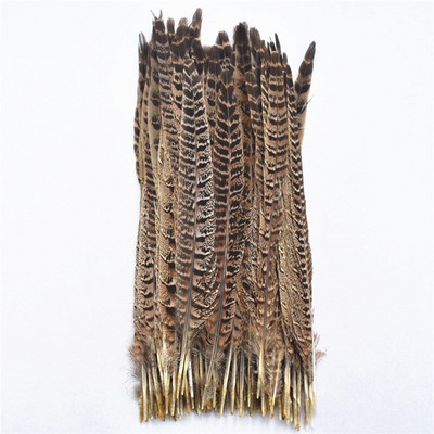 Frumos 20buc 25 - 30cm trandafir natural roșu pene coadă de fazan DIY decorare nuntă accesorii pentru coafură pene pentru meșteșuguri