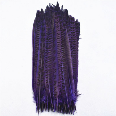 Frumos 20buc 25 - 30cm trandafir natural roșu pene coadă de fazan DIY decorare nuntă accesorii pentru coafură pene pentru meșteșuguri