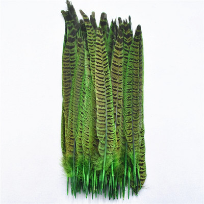 Frumos 20buc 25 - 30cm trandafir natural roșu pene coadă de fazan DIY decorare nuntă accesorii pentru coafură pene pentru meșteșuguri