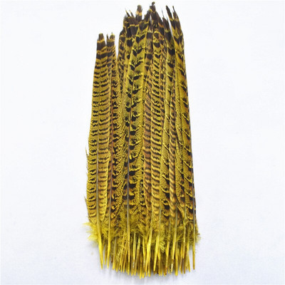 Frumos 20buc 25 - 30cm trandafir natural roșu pene coadă de fazan DIY decorare nuntă accesorii pentru coafură pene pentru meșteșuguri