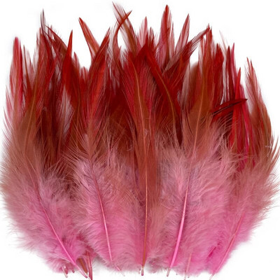 100 komada Pijetlovo sedlo Pileće perje Perje Rukotvorine DIY Naušnice Nakit Odjeća Hvatač snova Dodaci za vjenčanje Dekoracija