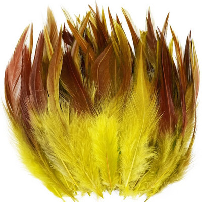 100 komada Pijetlovo sedlo Pileće perje Perje Rukotvorine DIY Naušnice Nakit Odjeća Hvatač snova Dodaci za vjenčanje Dekoracija