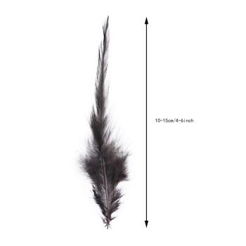 100 τεμ./παρτίδα Φτερά κόκορα λευκή δέσμη για χειροτεχνίες 4-6 ιντσών Κατασκευή κοσμημάτων Διακόσμηση Φτερού κοτόπουλου Plume χονδρική