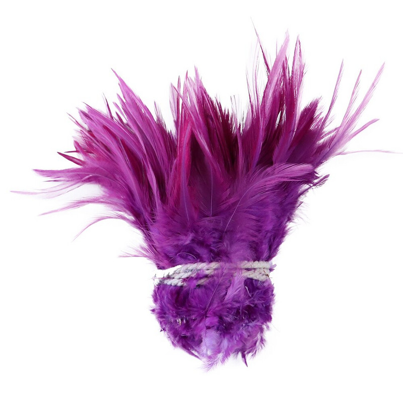 100Pcs/lot Pijetlovo perje bijeli svežanj za rukotvorine 4-6 inča Izrada nakita Dekoracija Pileće perje Perje na veliko