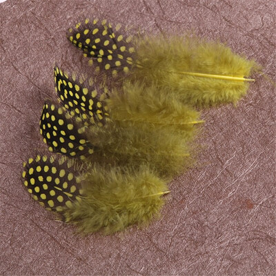 100 tk/partii täpiline Guinea kana sulesuled käsitööks Pärlitähnilised faasanisuled ehete valmistamiseks karnevali ploomide valmistamiseks