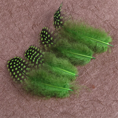 100 tk/partii täpiline Guinea kana sulesuled käsitööks Pärlitähnilised faasanisuled ehete valmistamiseks karnevali ploomide valmistamiseks