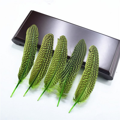 10 buc/lot perle naturale pene de bibilică de pui cu pene de fazan pete materiale pentru legarea muștelor decor decorare pentru prins de vise