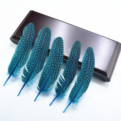 10 buc/lot perle naturale pene de bibilică de pui cu pene de fazan pete materiale pentru legarea muștelor decor decorare pentru prins de vise