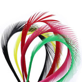 50/100 buc Pene de gâscă vopsite colorate Pene de gâscă Accesoriu pentru fabricarea de bijuterii DIY 15-20CM Artizanat haine Decorare rochie