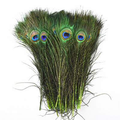 10 kom/lot obojeno ružino paunovo perje za rukotvorine 25-30 cm 10-12 inča paunovo perje za izradu nakita Ukrasno perje od šljive