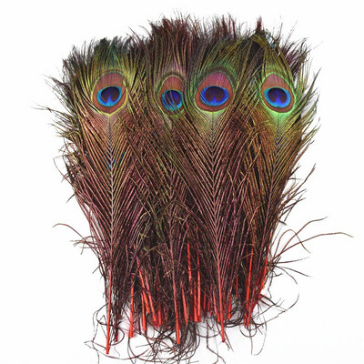 10 kom/lot obojeno ružino paunovo perje za rukotvorine 25-30 cm 10-12 inča paunovo perje za izradu nakita Ukrasno perje od šljive