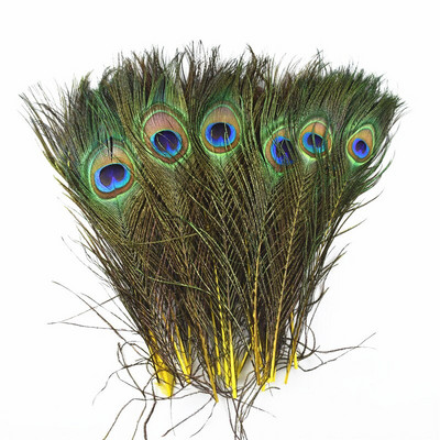 10 kom/lot obojeno ružino paunovo perje za rukotvorine 25-30 cm 10-12 inča paunovo perje za izradu nakita Ukrasno perje od šljive