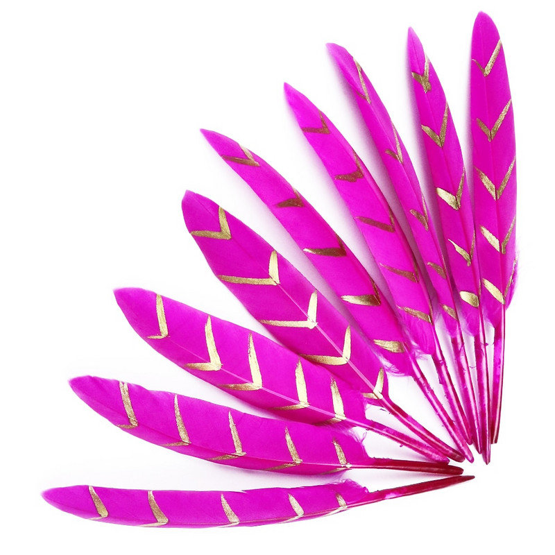 20 бр. Златни патешки гъши пера Висококачествено гъши перо за занаяти Бижута Шапки за глава Декоративни аксесоари пера