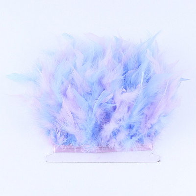 1 metar Obrub od purećeg perja DIY vjenčani pribor za šivanje Dekoracija odjeće Pahuljasto perje Vrpca za rukotvorine 10-15 CM