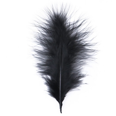 Aukštos kokybės pūkuotos Marabou kalakutienos plunksnos 15-20cm dekoravimui Papuošalai Drabužiai Siuvimo Medžiagos Amatai Plunksnos 100 vnt/part.