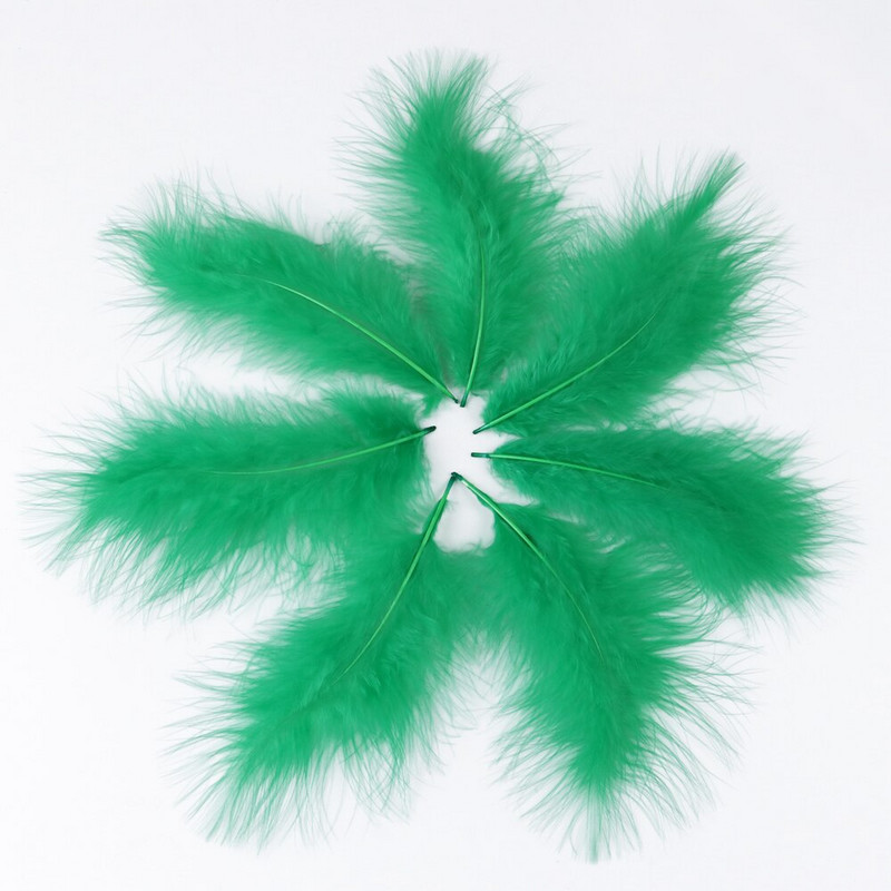 Aukštos kokybės pūkuotos Marabou kalakutienos plunksnos 15-20cm dekoravimui Papuošalai Drabužiai Siuvimo Medžiagos Amatai Plunksnos 100 vnt/part.