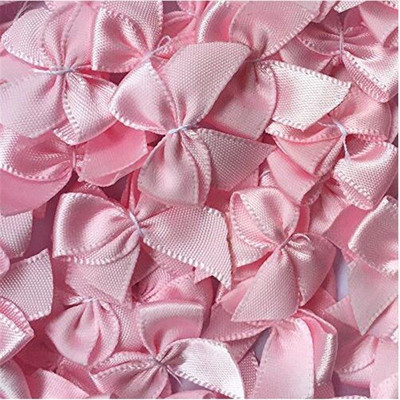 200 vnt. 2,2 * 2 cm juostiniai lankeliai Mažo dydžio poliesterio satino juostelė, gėlė „pasidaryk pats“ amatai, rankų darbo dekoracijos, rankų darbo vakarėlių reikmenys