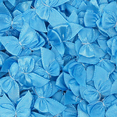 200 vnt. 2,2 * 2 cm juostiniai lankeliai Mažo dydžio poliesterio satino juostelė, gėlė „pasidaryk pats“ amatai, rankų darbo dekoracijos, rankų darbo vakarėlių reikmenys