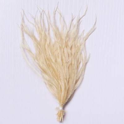 100 vnt./partija Natūralios stručio plunksnos „pasidaryk pats“ Plaukų plunksnos šilko auskarai Papuošalų gaminimo aksesuarai Dekoratyviniai amatai iš plunksnų 10-18cm