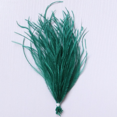 100 vnt./partija Natūralios stručio plunksnos „pasidaryk pats“ Plaukų plunksnos šilko auskarai Papuošalų gaminimo aksesuarai Dekoratyviniai amatai iš plunksnų 10-18cm